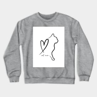 Cat Mom Crewneck Sweatshirt